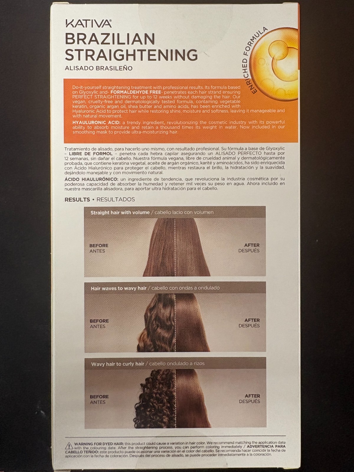 12 WEEKS Kativa Brazilian Straightening Alisado Brasileño Kit, US SELLER