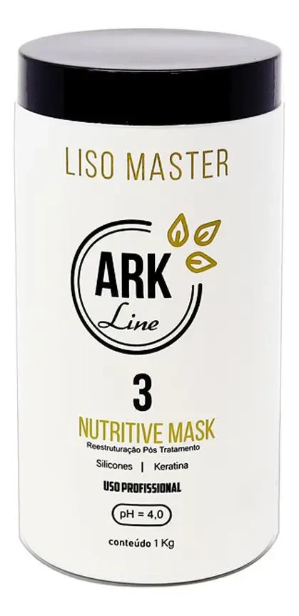 Smooth Master Kit, Shampoo + Treatment Mask + Nourishing Mask ARK LINE 2x1L+1Kg