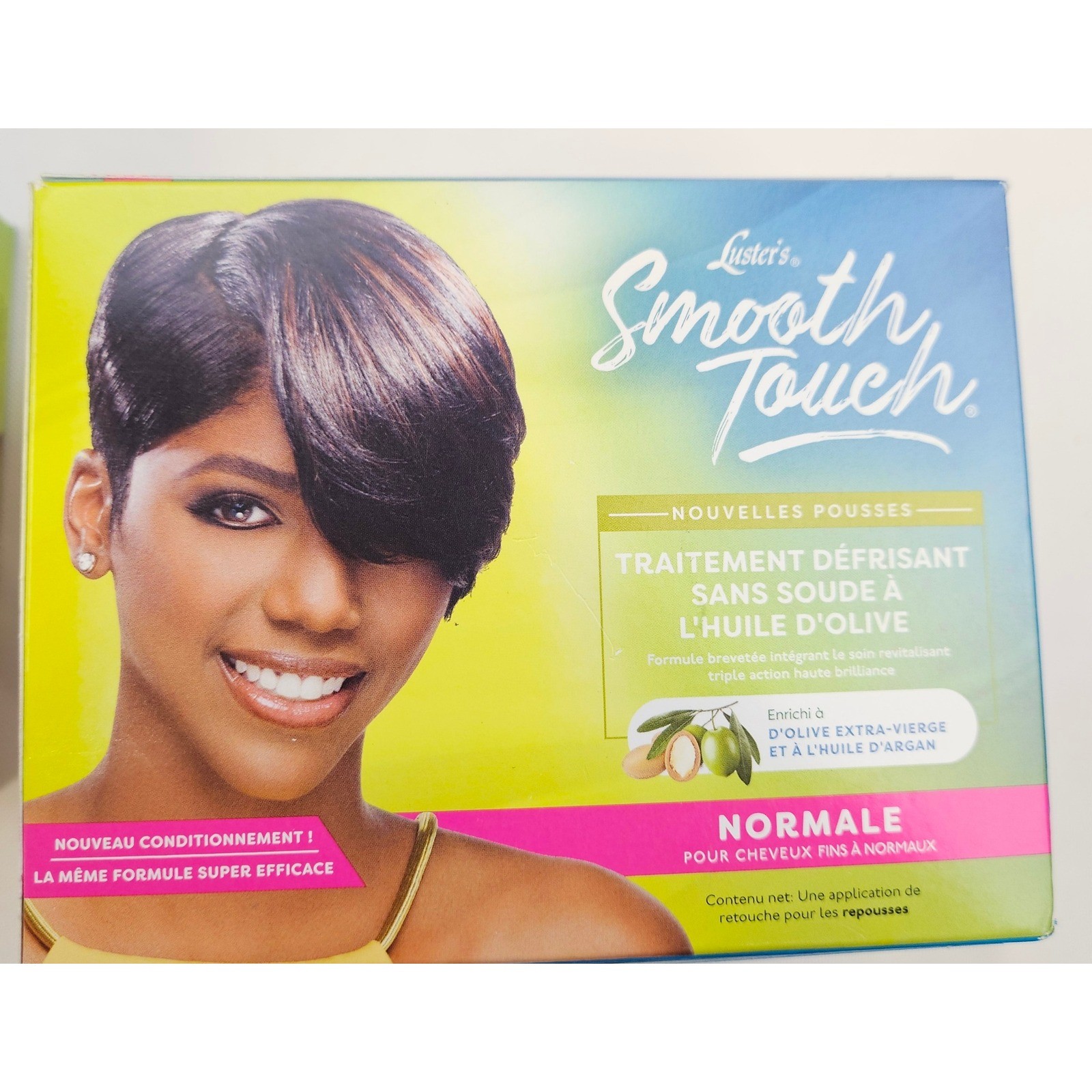 Luster’s Smooth Touch Olive Oil No-Lye Relaxer Regular New Growth 2 Pack