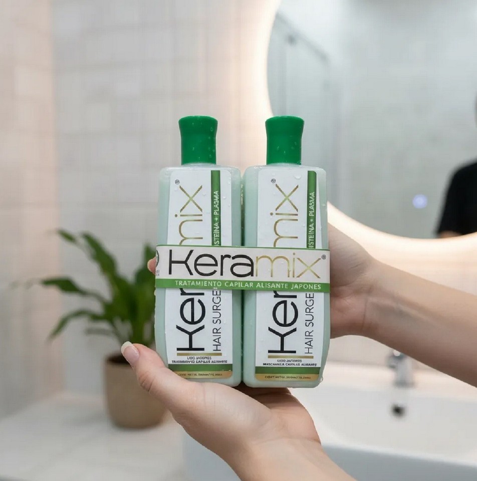 CIRUGIA CAPILAR KERAMIX LISO JAPONES ALISADO KERATINA PROFESIONAL 550ML