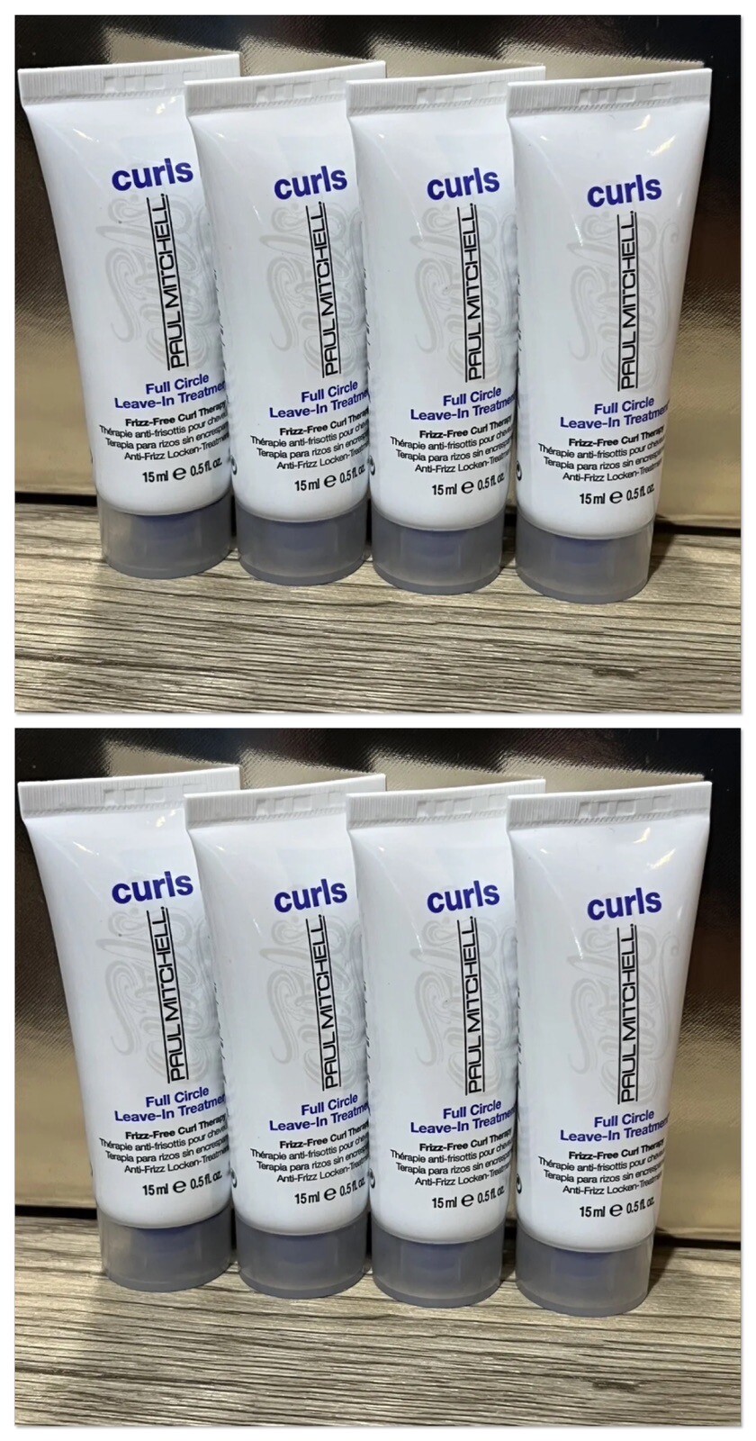 X8 Paul Mitchell Curls Full Circle Leave-In treatment 0.5 oz Travel Size
