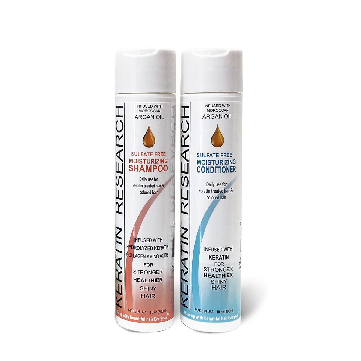 OI Sulfate free shampoo conditioner set for Brazilian keratin and damaged hair