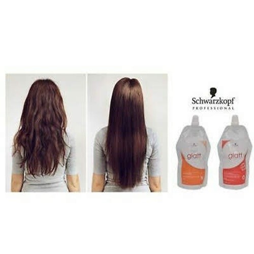 2 Set Schwarzkopf Glatt No.0 For Very Curly Hair Straightener Rebonding Cream