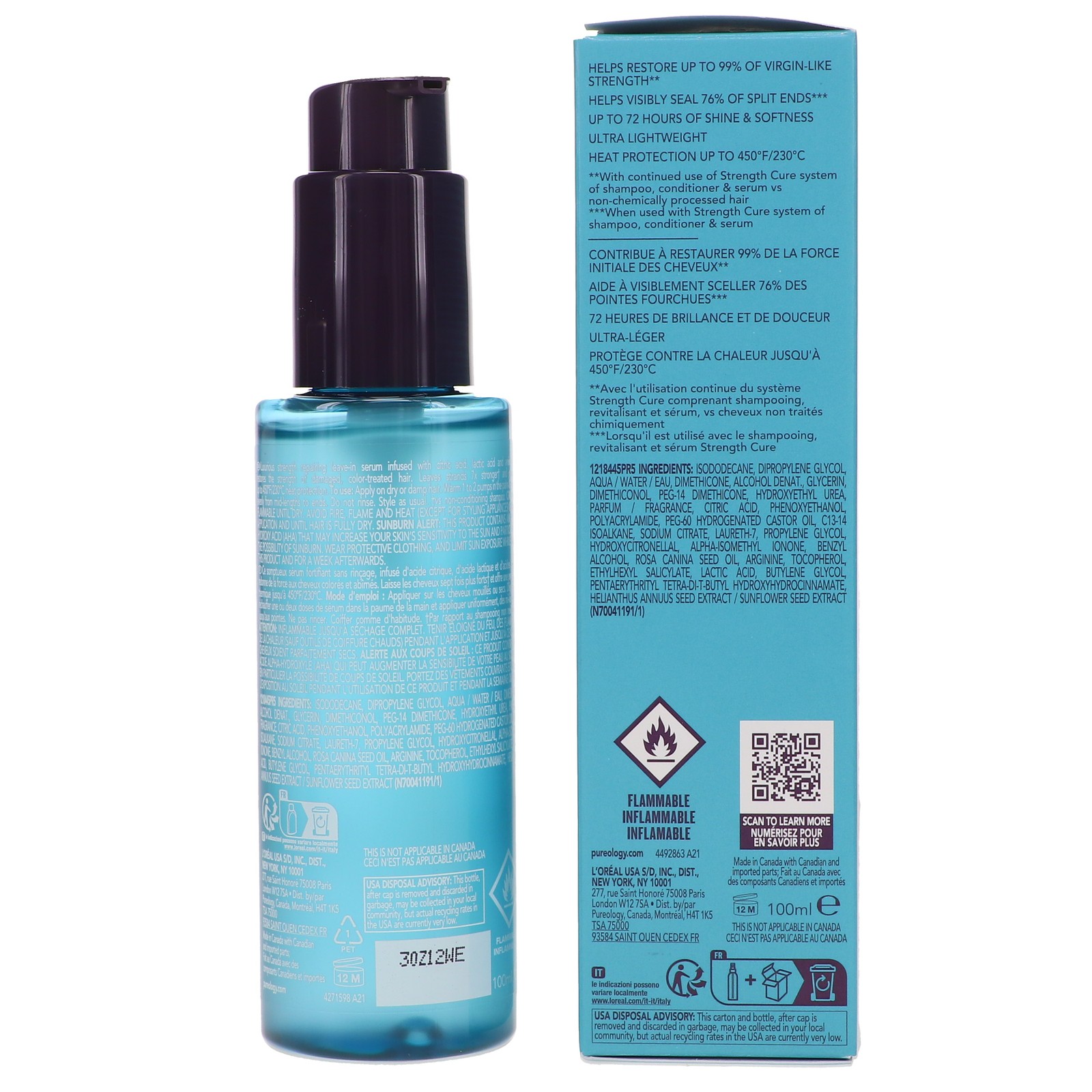 Pureology Strength Cure Dream Healer Serum 3.4 oz