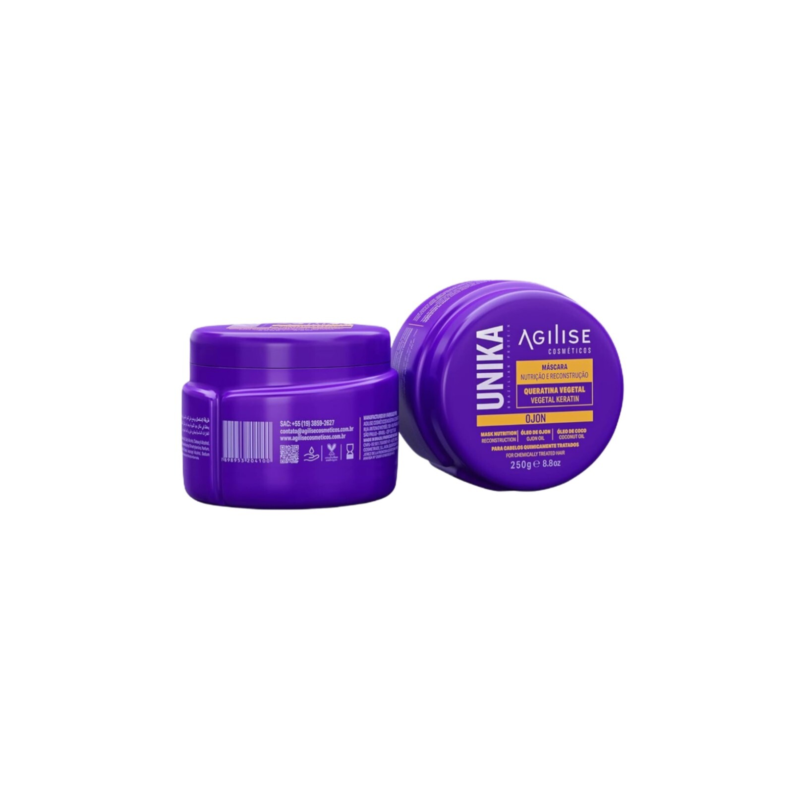 Kit Agilise Unika Ojon – Progressive 1L, Shampoo 250mL, Cond 250mL and Mask 250g