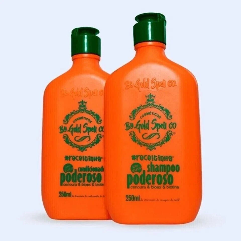 Powerful Tonic + Shampoo + Conditioner / Powerful Gold Spell Kit 3x250ml