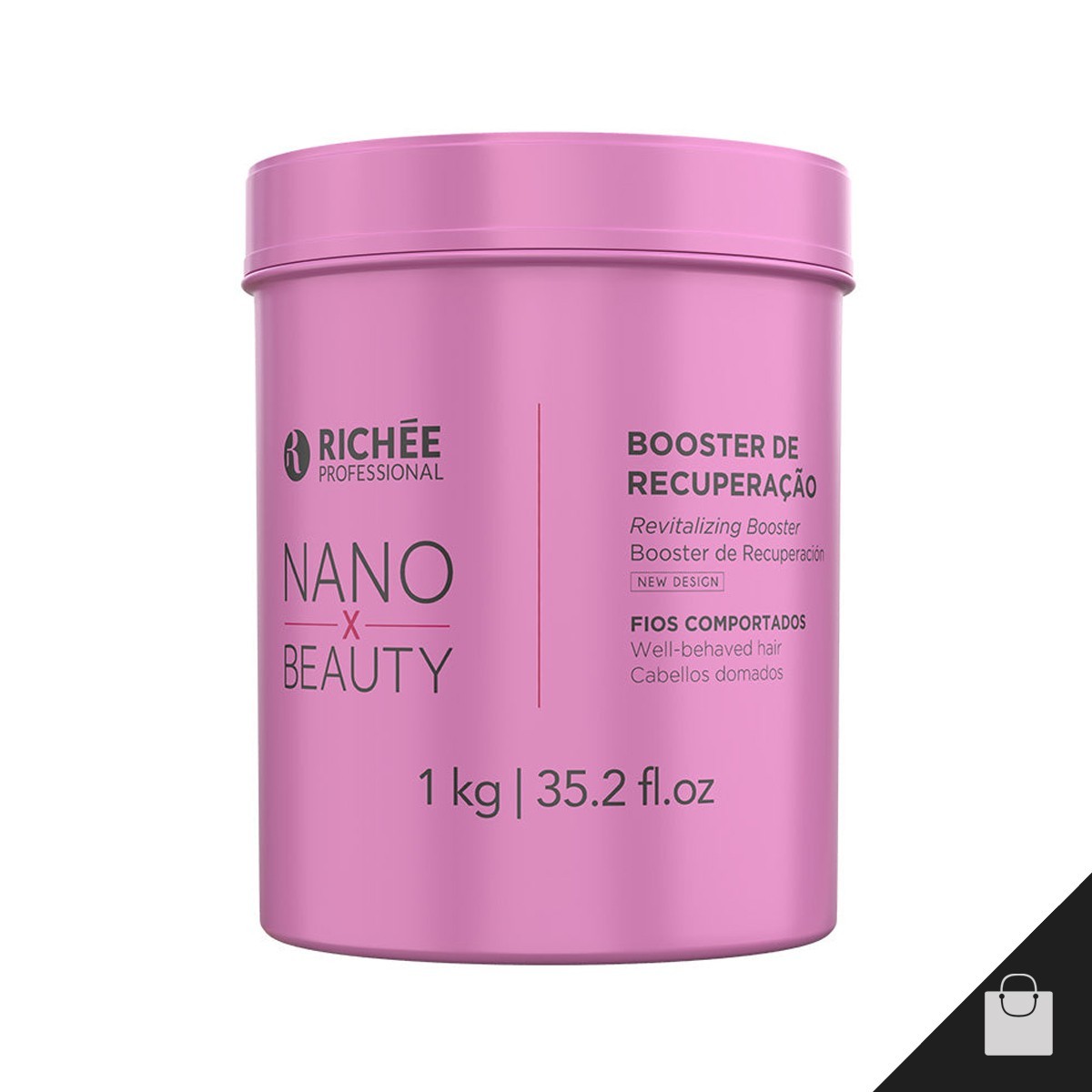 Richee Nano X Beauty Btx Repair Mask Hair Straightener Nanobotox – 1 Kg 34 oz