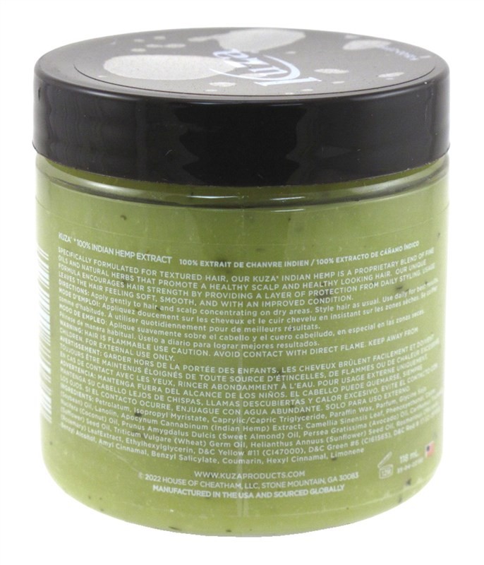 Kuza Indian Hemp Hair & Scalp Treatment 4 Ounce Jar