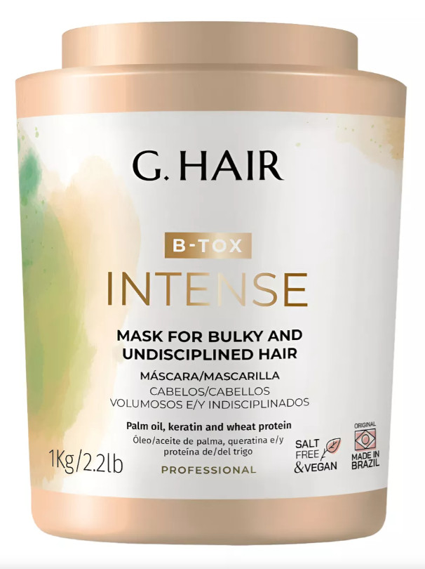 G HAIR GERMAN FORMULA HAIR BTOX INTENSE MASK 1Kg 35oz