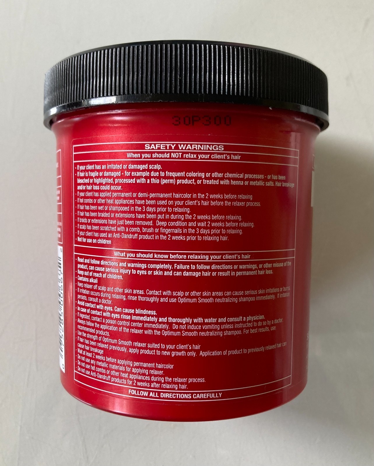 SoftSheen Carson Optimum Smooth Multi Mineral Relaxer SUPER Strength Step 2