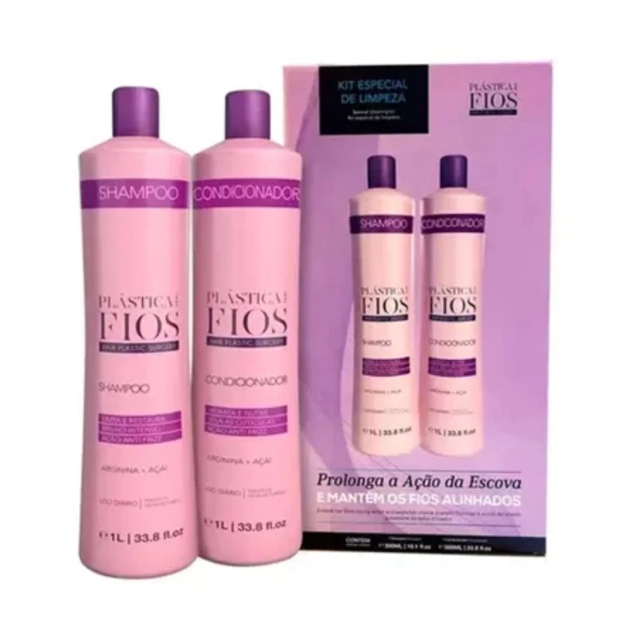 Cadiveu Plastica dos Fios Shampoo Conditioner and Primer 3 Kit Home Care Days US