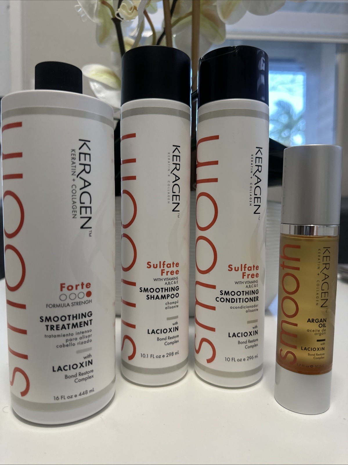 Keragen Keratin Treatment Salon Kit Forte NEW