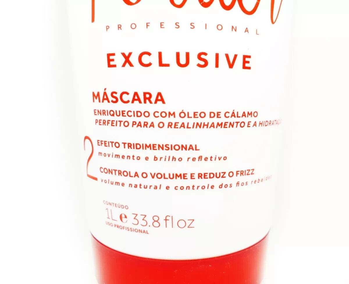 Portier Exclusive – Professional Treatment 2x1L/33.8 fl.oz Keratin Of Brazilian