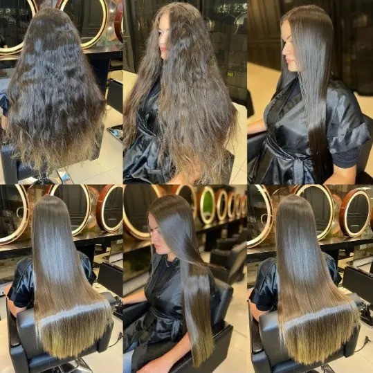Ana Paula Carvalho Straightening and Reconstruction Kit / Shampoo + Mask / 2x1L