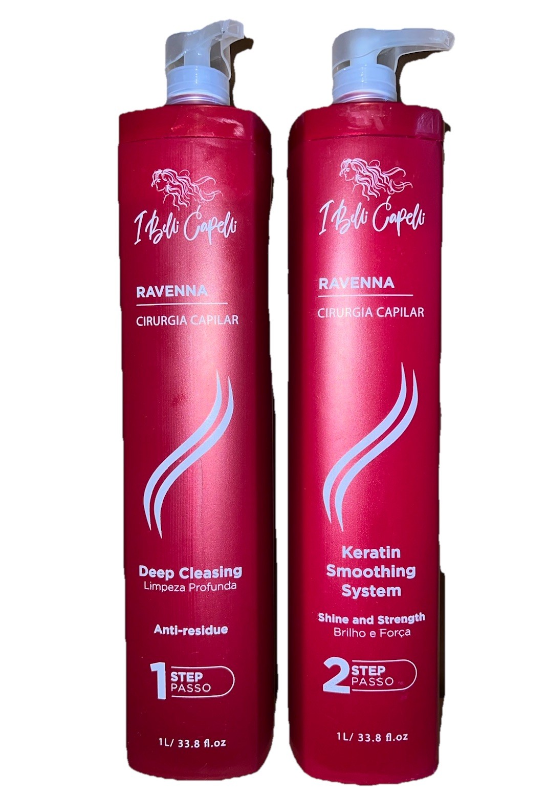 I Belli Capelli Ravenna Professional Keratin, Lasting Hair Straightening Effect