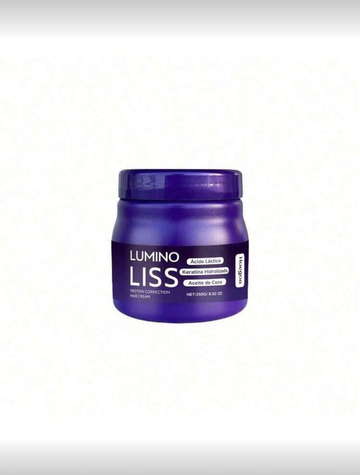 L Liss Hair Straightening Protein Cream (no Formaldehyde) 8.82 oz (250g)