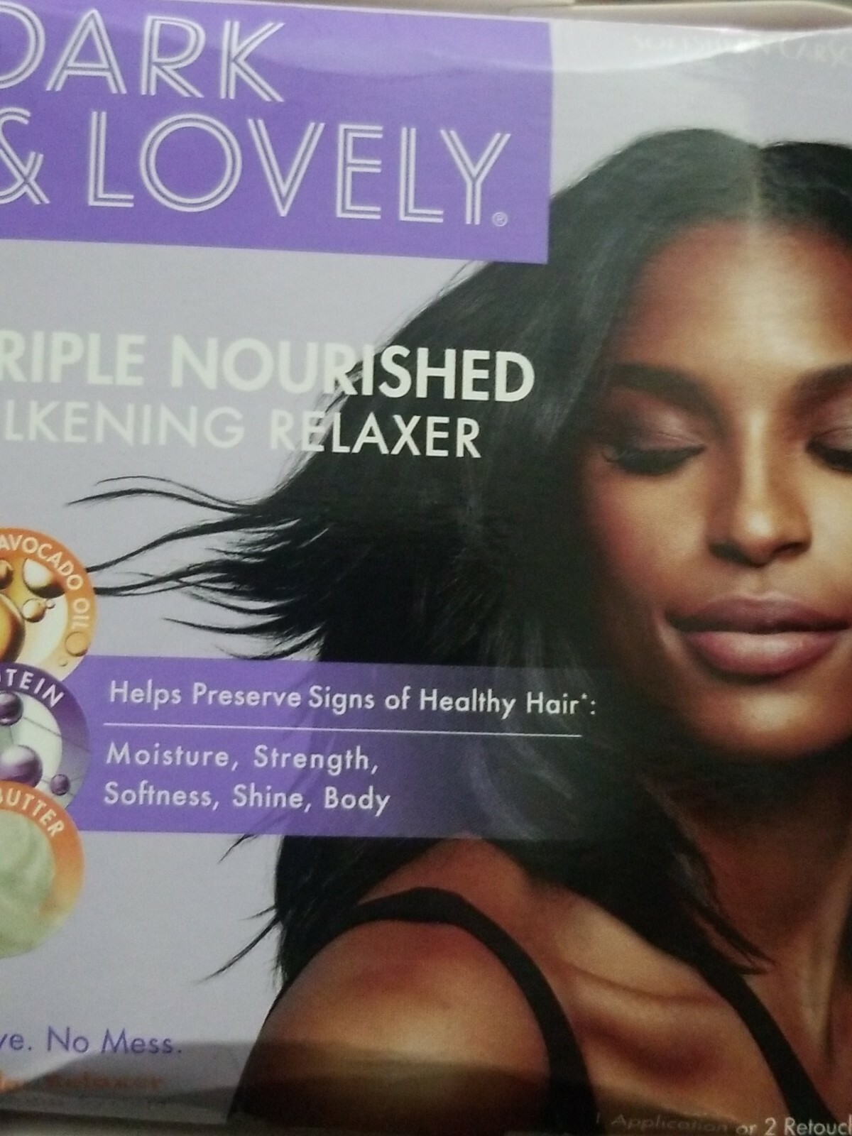 3 Pack DARK & LOVELY Triple Nourished Silkening Relaxer