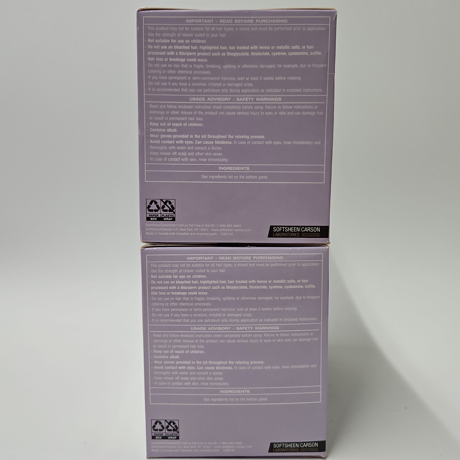 2x Dark & Lovely Triple Nourished Silkening Relaxer Regular No Lye Hair Kits NIB