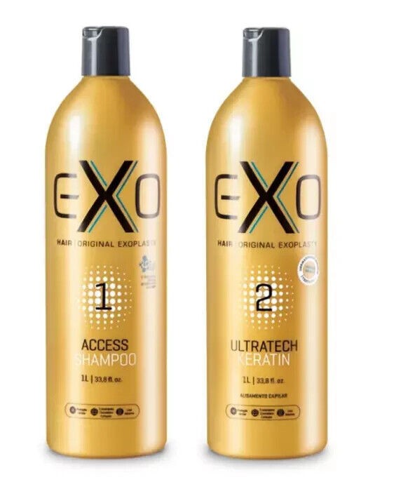 Exo Hair Professional Ultratech Keratin Brazilian Exoplasty 2x1L/ 33.8 fl.oz