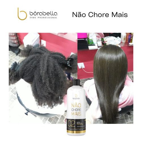 Borabella No More Tears Organic Brazilian Straightening Treatment Kit 2x1L