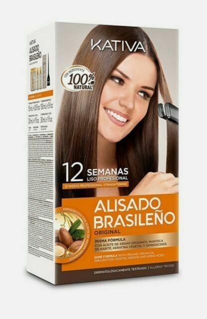 KATIVA – Keratin And Argan Oil Brazilian Straightening Kit