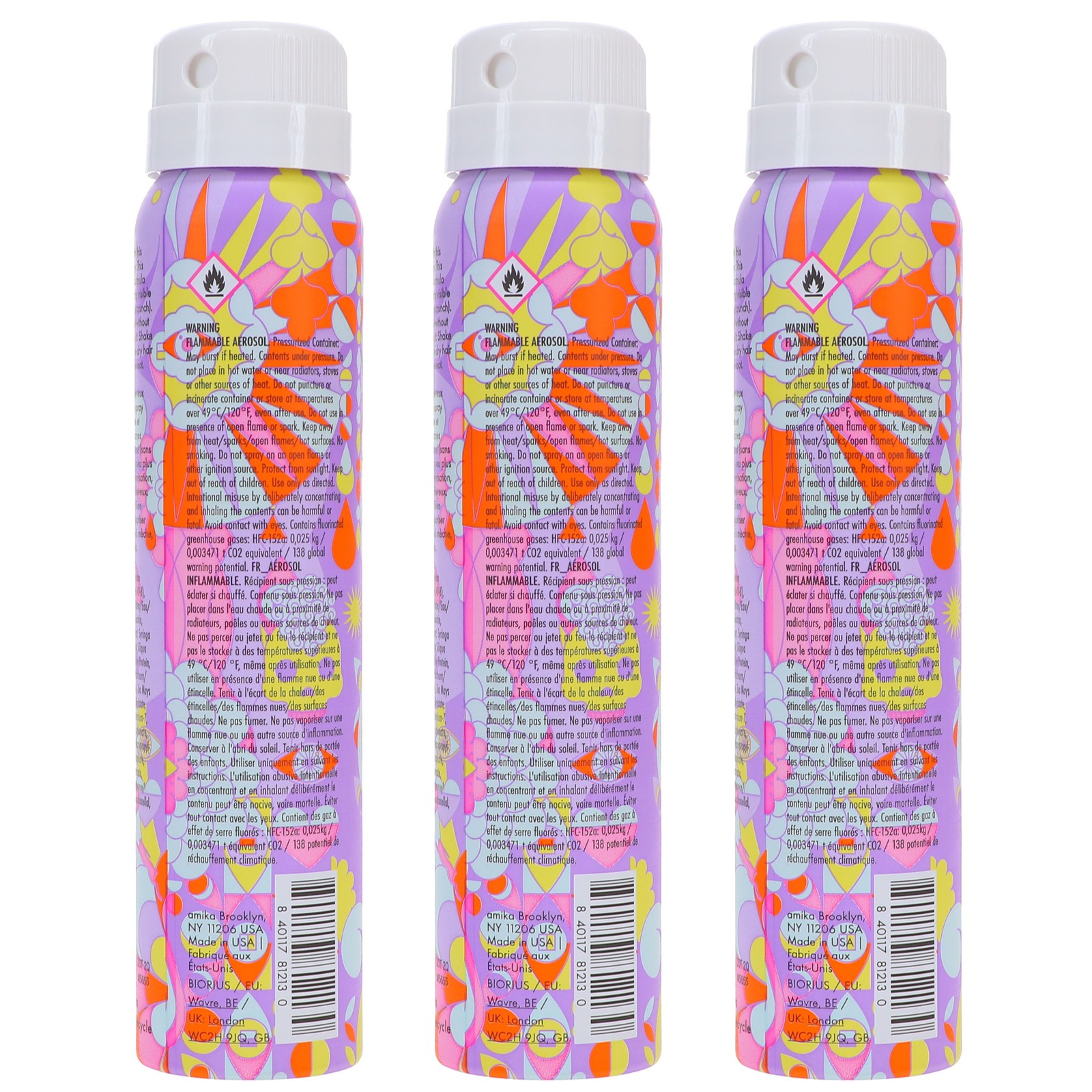 Amika Rising Star Volumizing Finishing Spray 1.8 oz 3 Pack