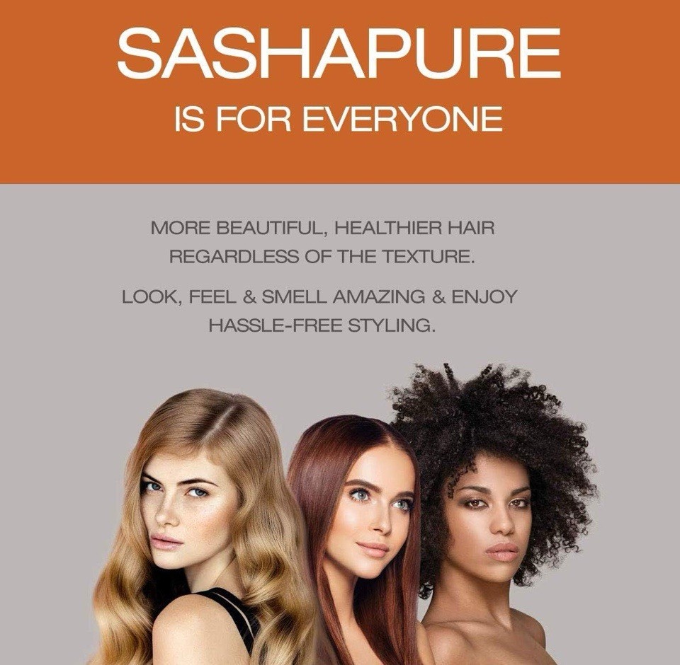 SASHAPURE Deeply Therapeutic Hair Scalp & Skin Elixir, Organic Hair Serum 1.7 Oz