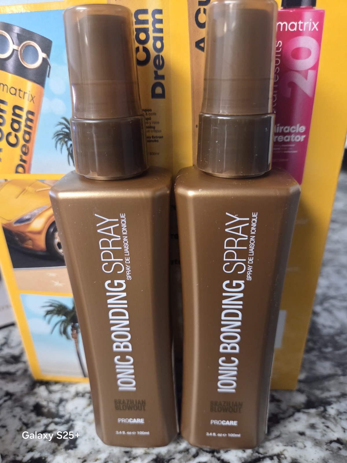 2x Brazilian Blowout Ionic Bonding Spray 3.4 oz NEW 2025 PACKAGING