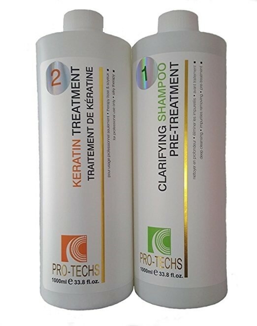 Pro-techs keratin BRAZILIAN HAIR THERAPY -Formaldehyde Free- 33.8oz/ 1000ml