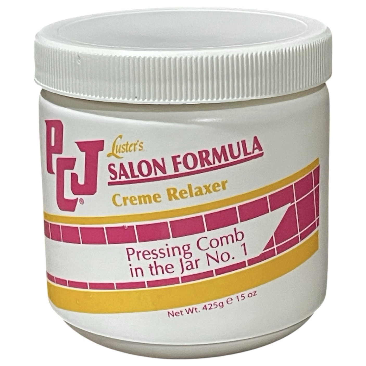 Lusters PCJ Creme Relaxer Pressing Comb in the Jar No.1 – 15oz New