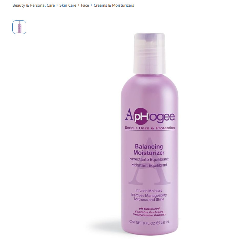 ApHogee Balancing Moisturizer size: 8 Fl Oz (Pack of 1)