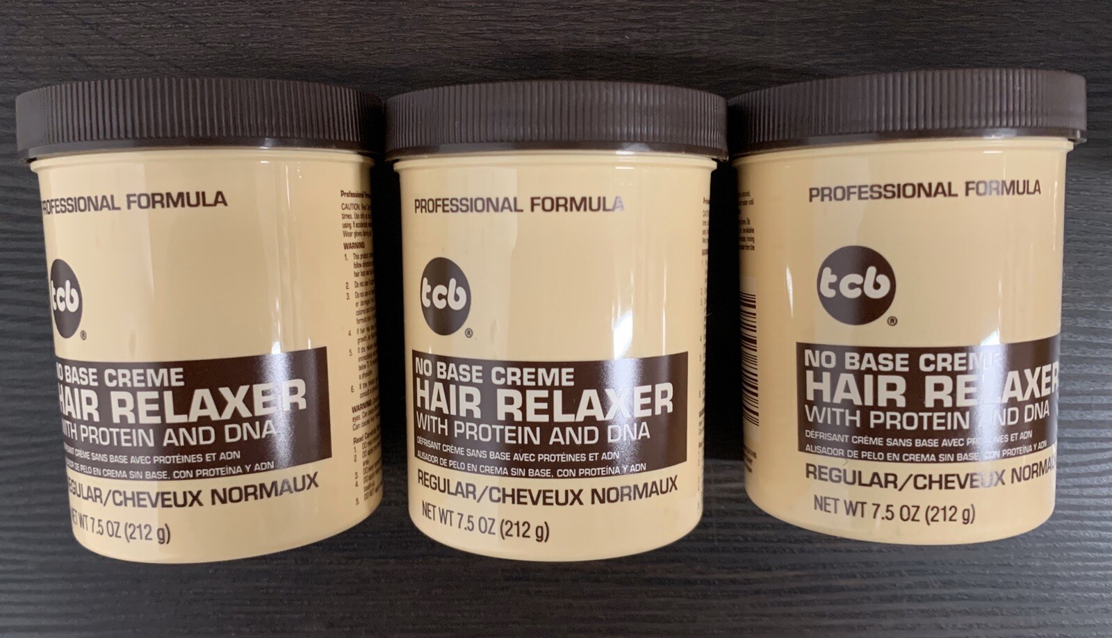 3} TCB Hair Relazer With Protein Regular / Cheveux Normaux Professional Formula