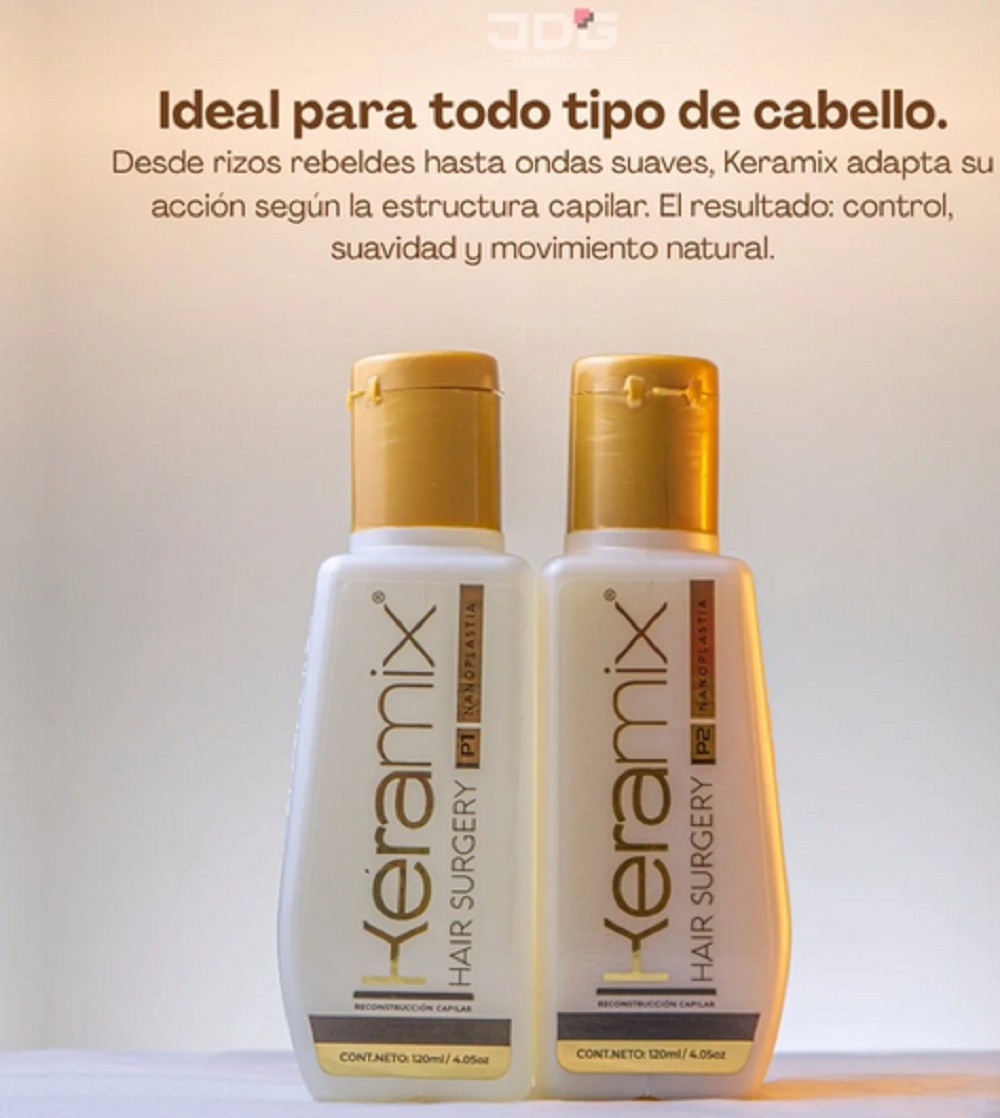 Keramix Hair Surgery Nanoplastia 120ml. Formol-free hair reconstruction.