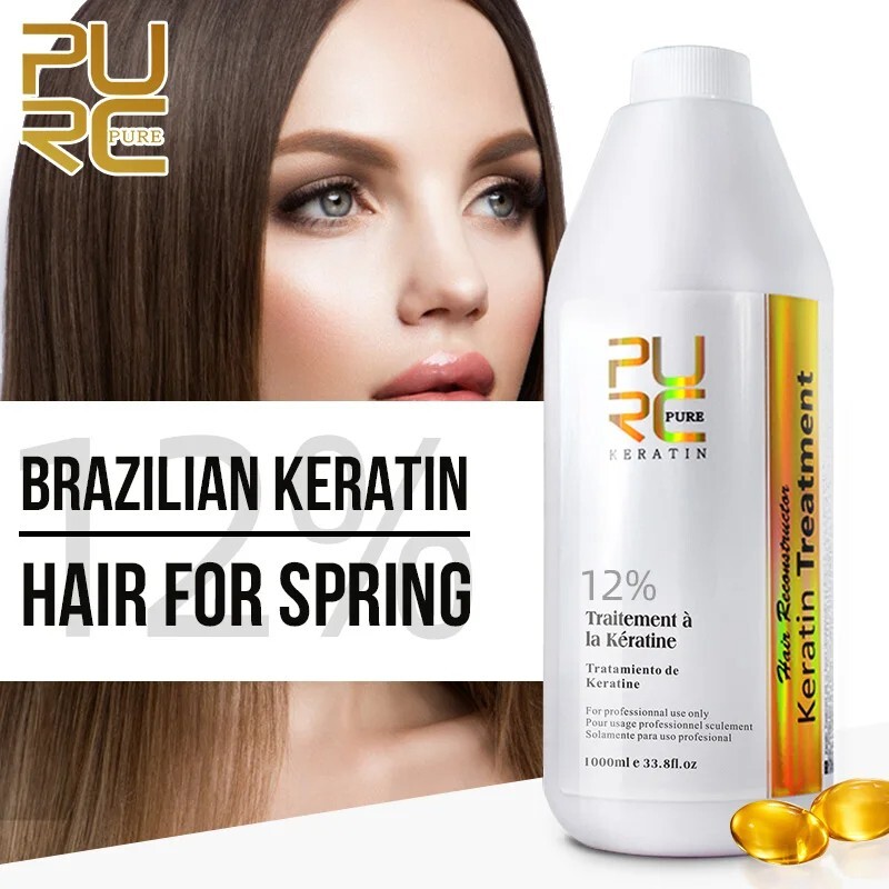 Brazilian Keratin 12% Frizzy Dry Damaged Repair Hair Straightening Treatment