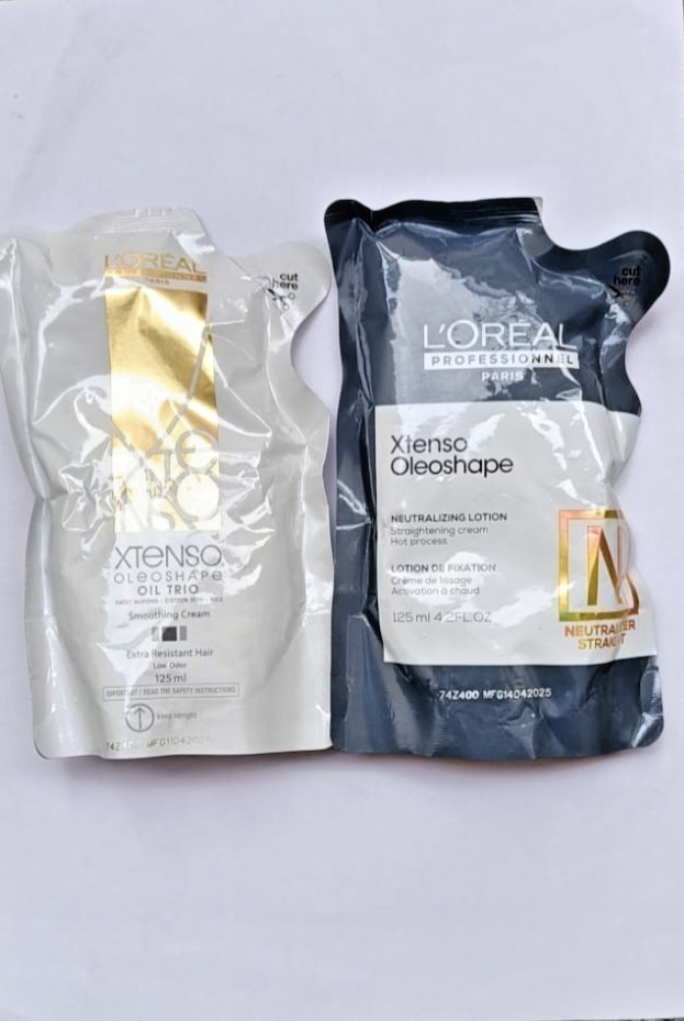 loreal Professionnel X-Tenso Oleoshape Straightening Cream Set | 125ml + 125ml