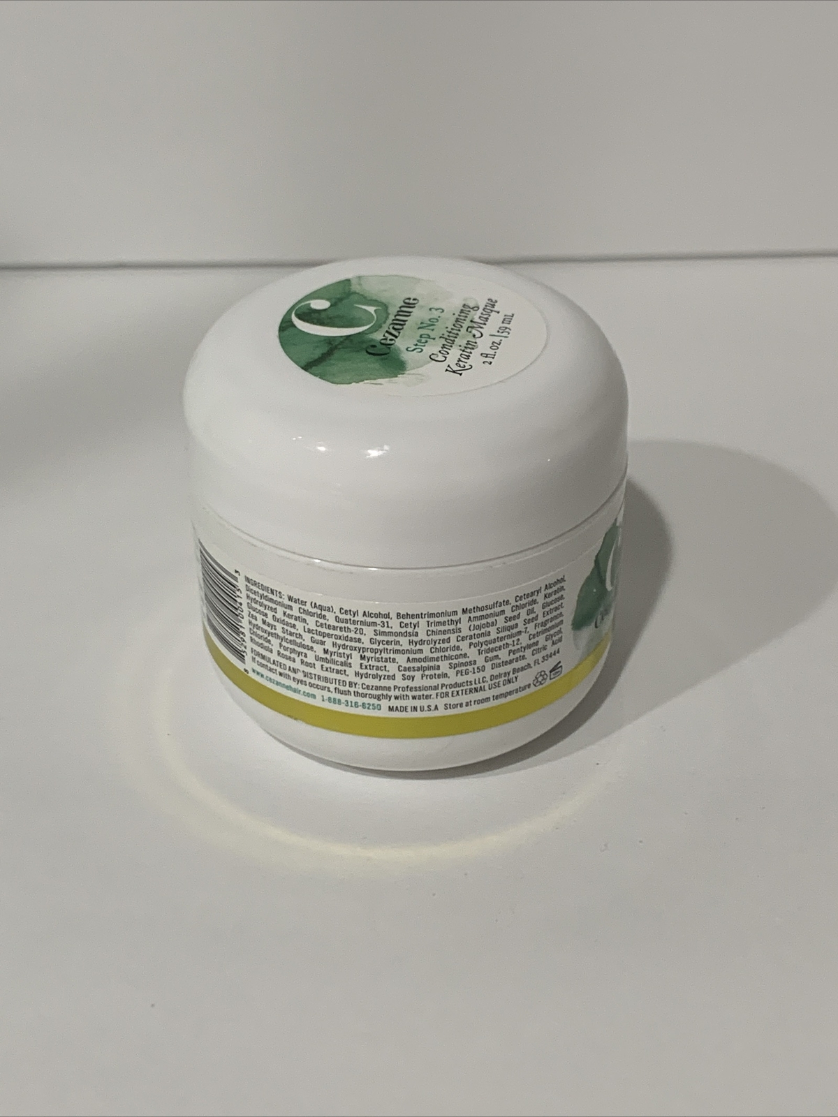 Cezanne Step NO. 3 Conditioning Keratin Masque 2 oz – TRAVEL SIZE – RARE
