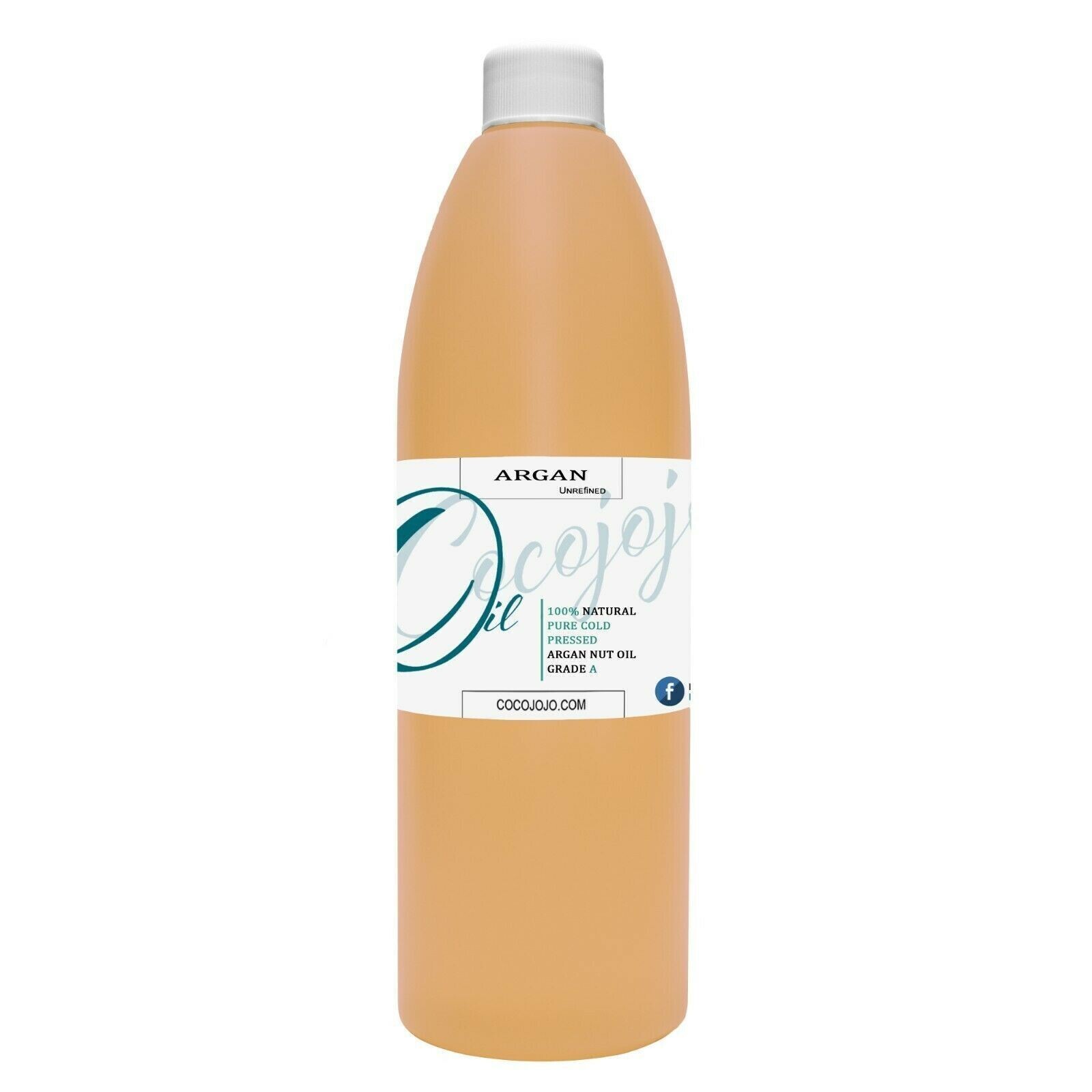 Organic Argan Oil Deodorized Cold Pressed Unrefined 100 Moroccan 16 Oz 1 Pint