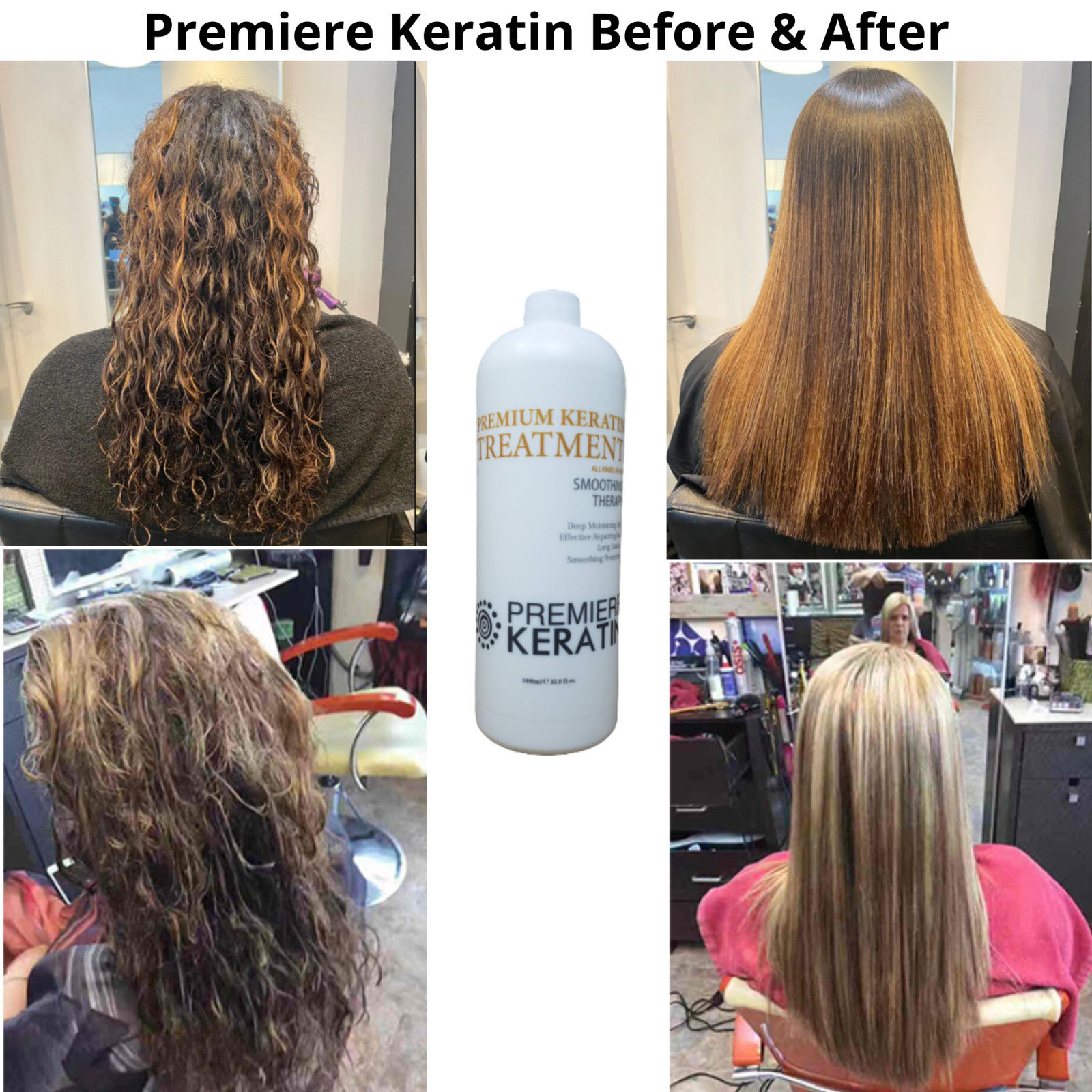 Complex Brazilian Keratin Treatment Professional Result Straighten Hair 1000 ml