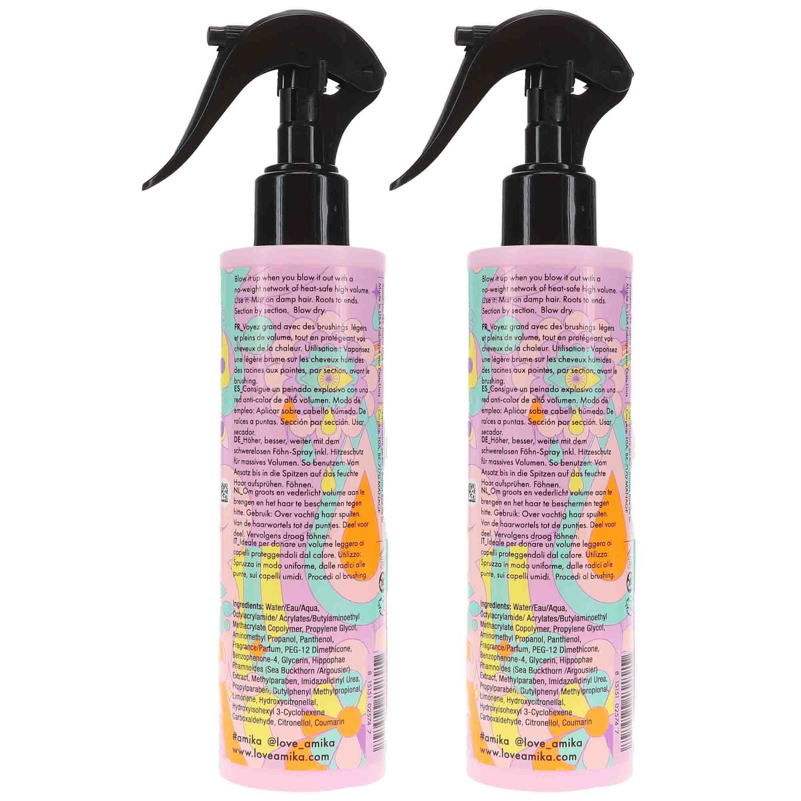 Amika Brooklyn Bombshell Blowout Spray 6.7 oz 2 Pack