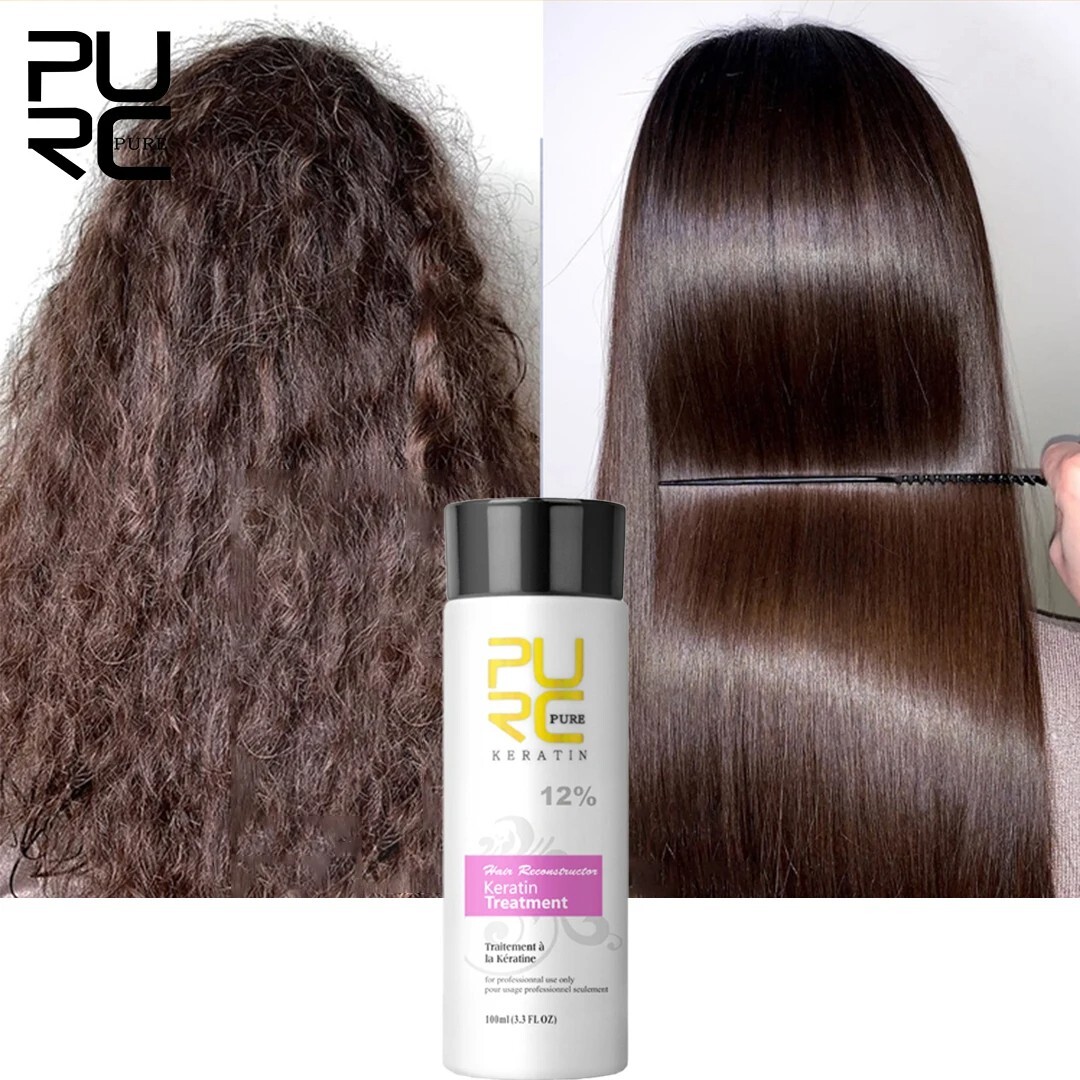 12% Brazilian Keratin Curly Frizzy Damaged Hair Straightening Repair Treatment
