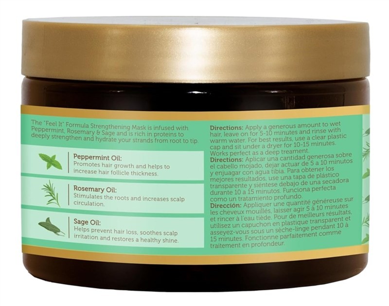 African Pride Feel It Formula Strengthening Mask 12 Ounce Jar