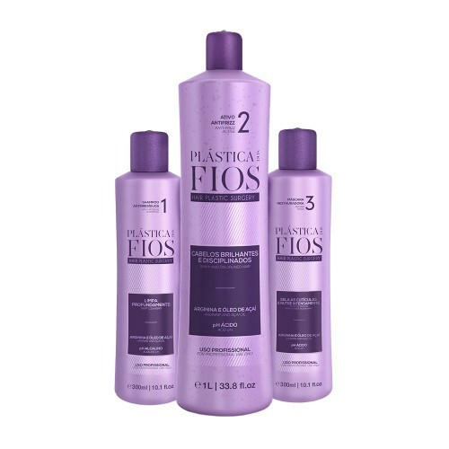 Cadiveu Plastica dos Fios Step 2 Thermal Sealing 1L Free Shampoo and Mask 300ml