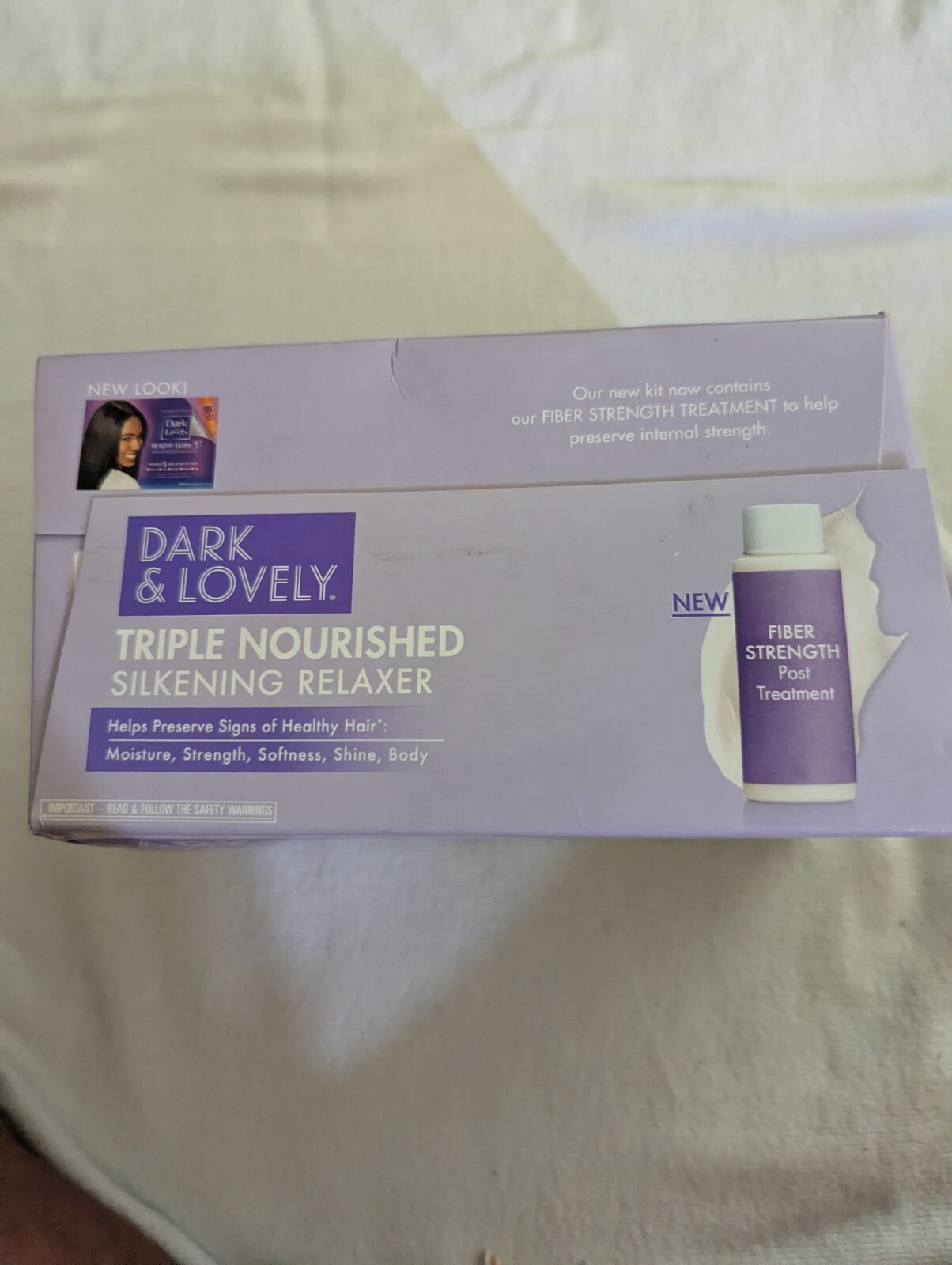 Dark and Lovely Triple Nourished Silkening No-Lye Relaxer with Shea Butter, R…