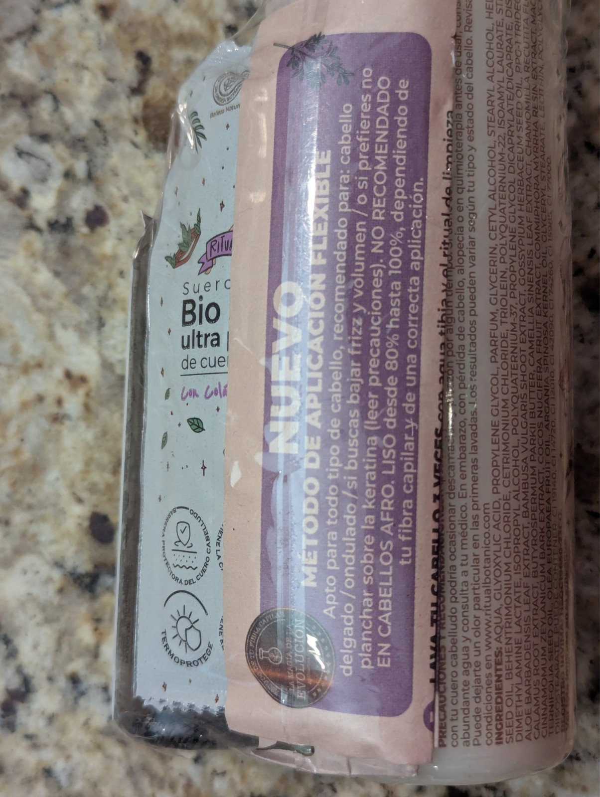 Ritual Botanico Organic and Vegan Keratin Kit 250 mL New Sealed