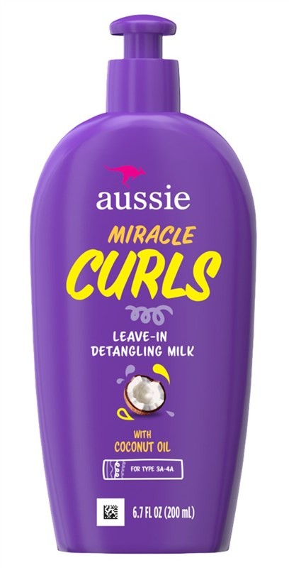 Aussie Miracle Curls Leave-In Detangling Milk 6.7 Ounce