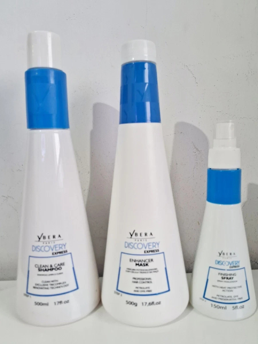 Ybera Paris Discovery Express | Shampoo Kit 500ml + Mask 500ml + Finishing 120ml