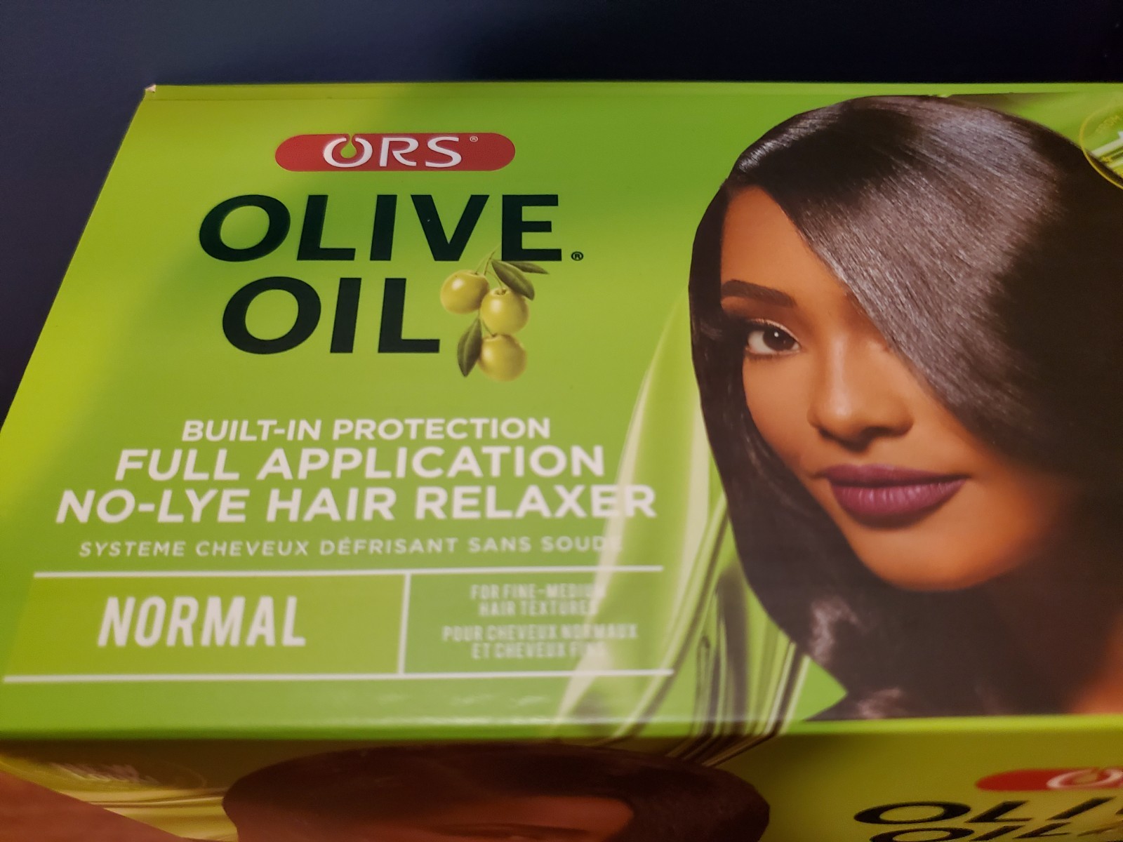 Lot of 2 Ors Full Application No Lye Hair Relaxer Normal 09/2028
