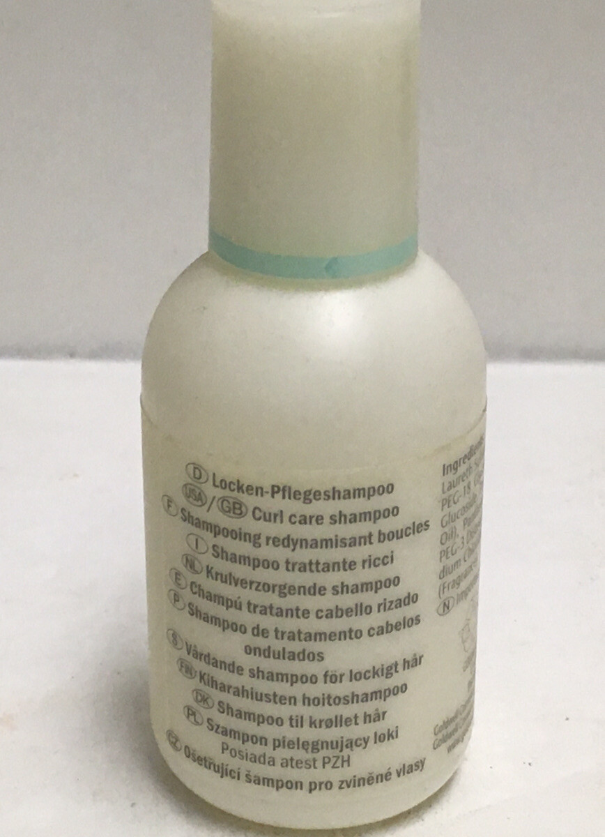 LOT OF 4 Goldwell Permed & Curly Curl care Hair Shampoos 1.6 oz.