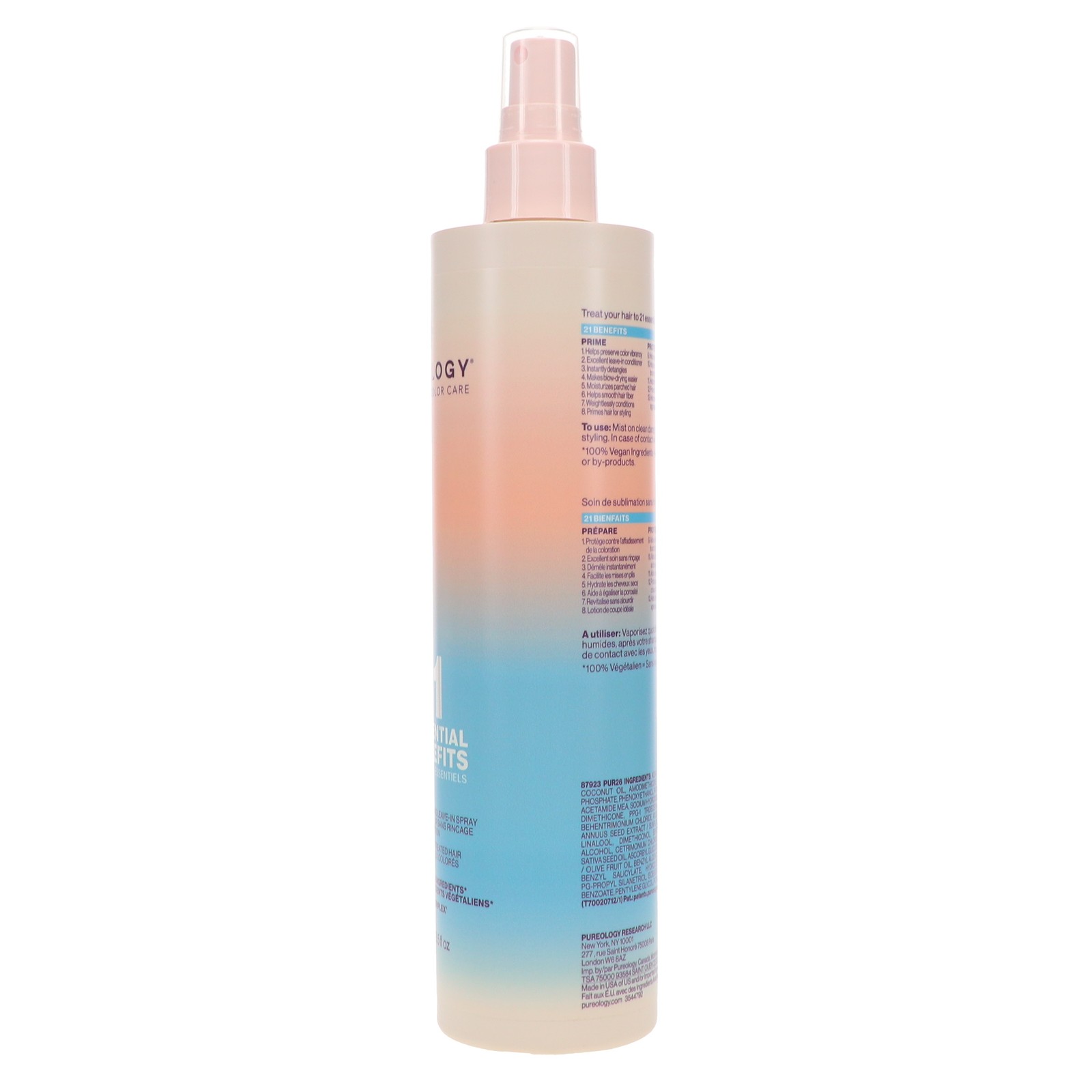 Pureology Color Fanatic 21 Essential Benefits Multi-Tasking Leave-In Spray 13.5
