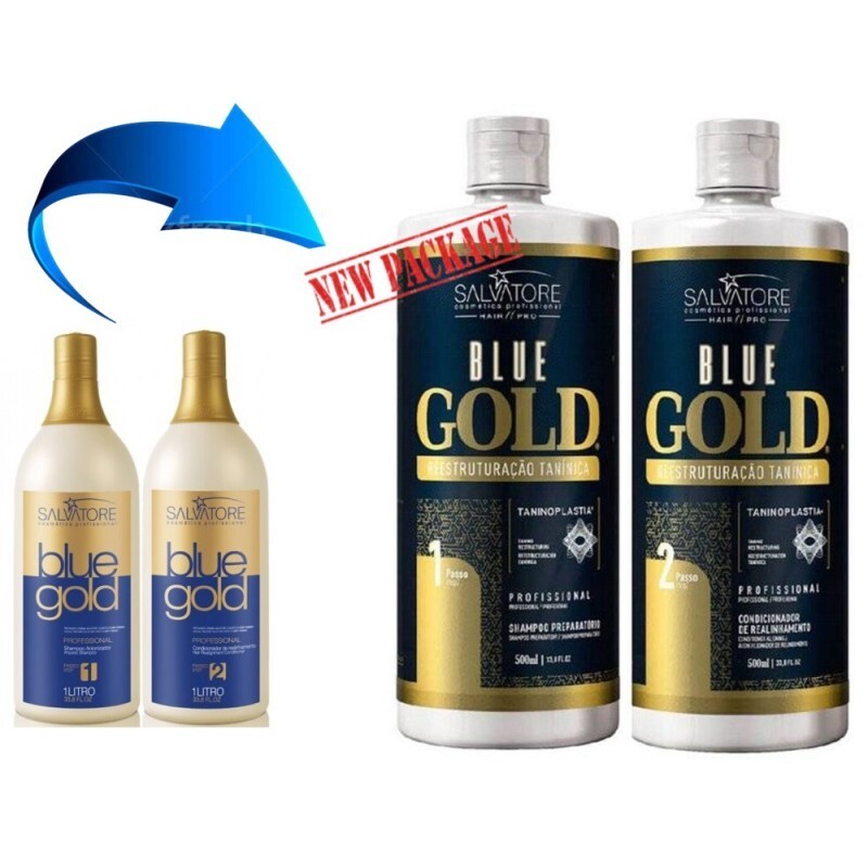 Treatment Keratin Salvatore Blue Gold kit 500ml